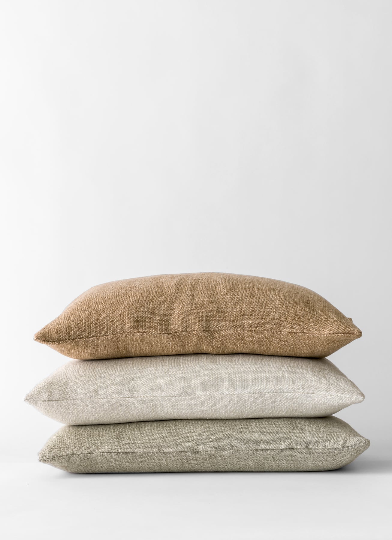 Tell Me More - Hand Woven Linen Cushion - 40x60cm - Pampas