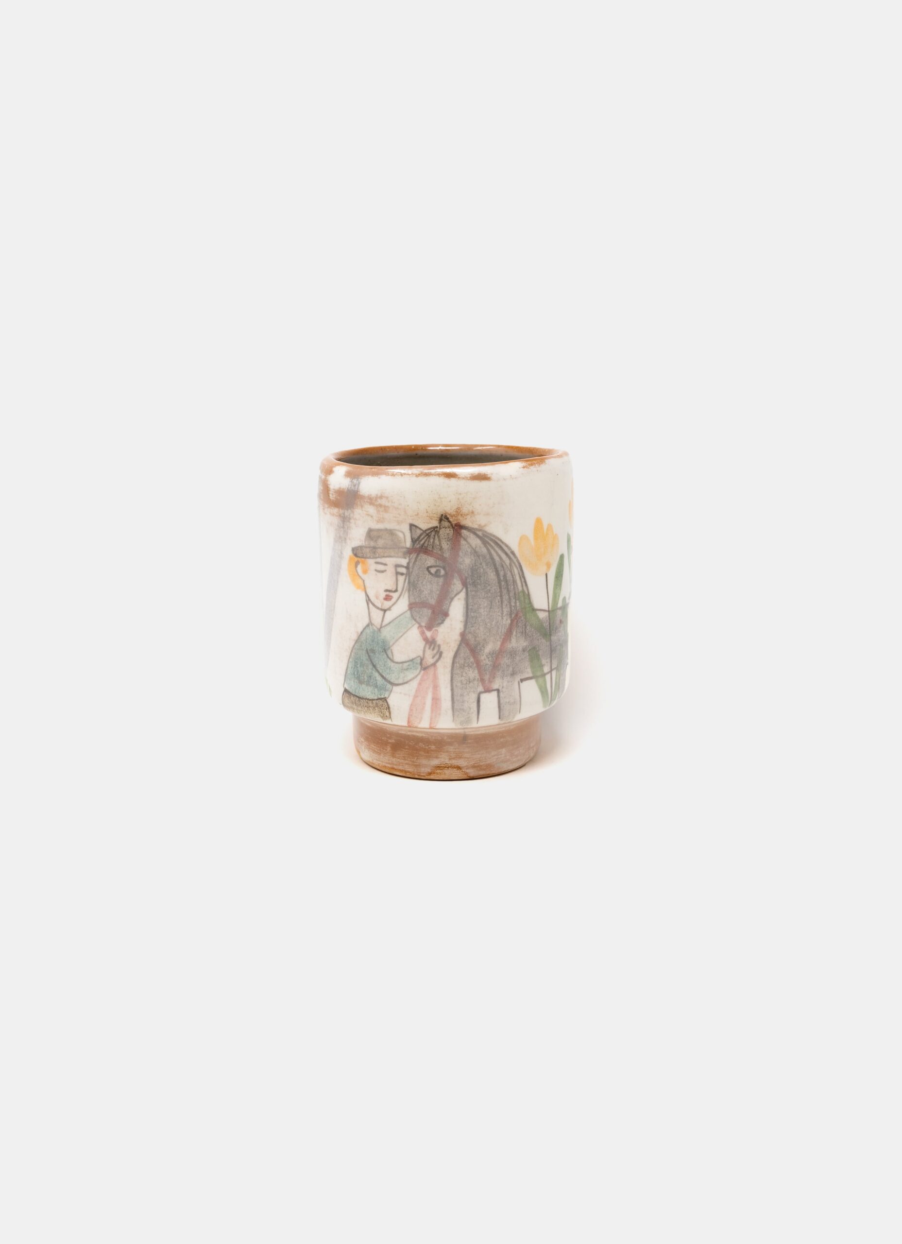Ori Ceramic - Hand built - Hand painted - Stoneware - Mug - Motive 3
