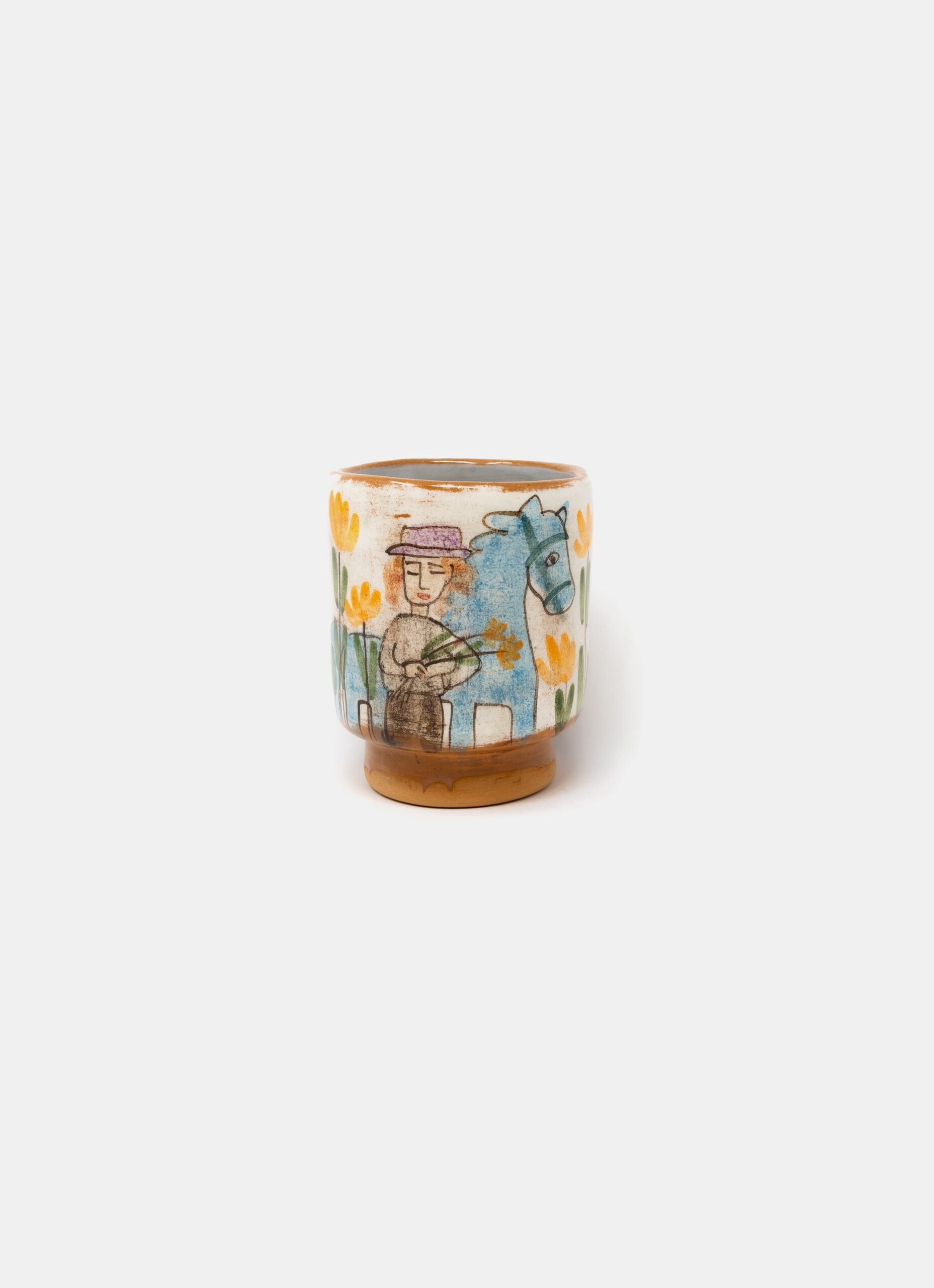 Ori Ceramic - Hand built - Hand painted - Stoneware - Mug - Motive 5