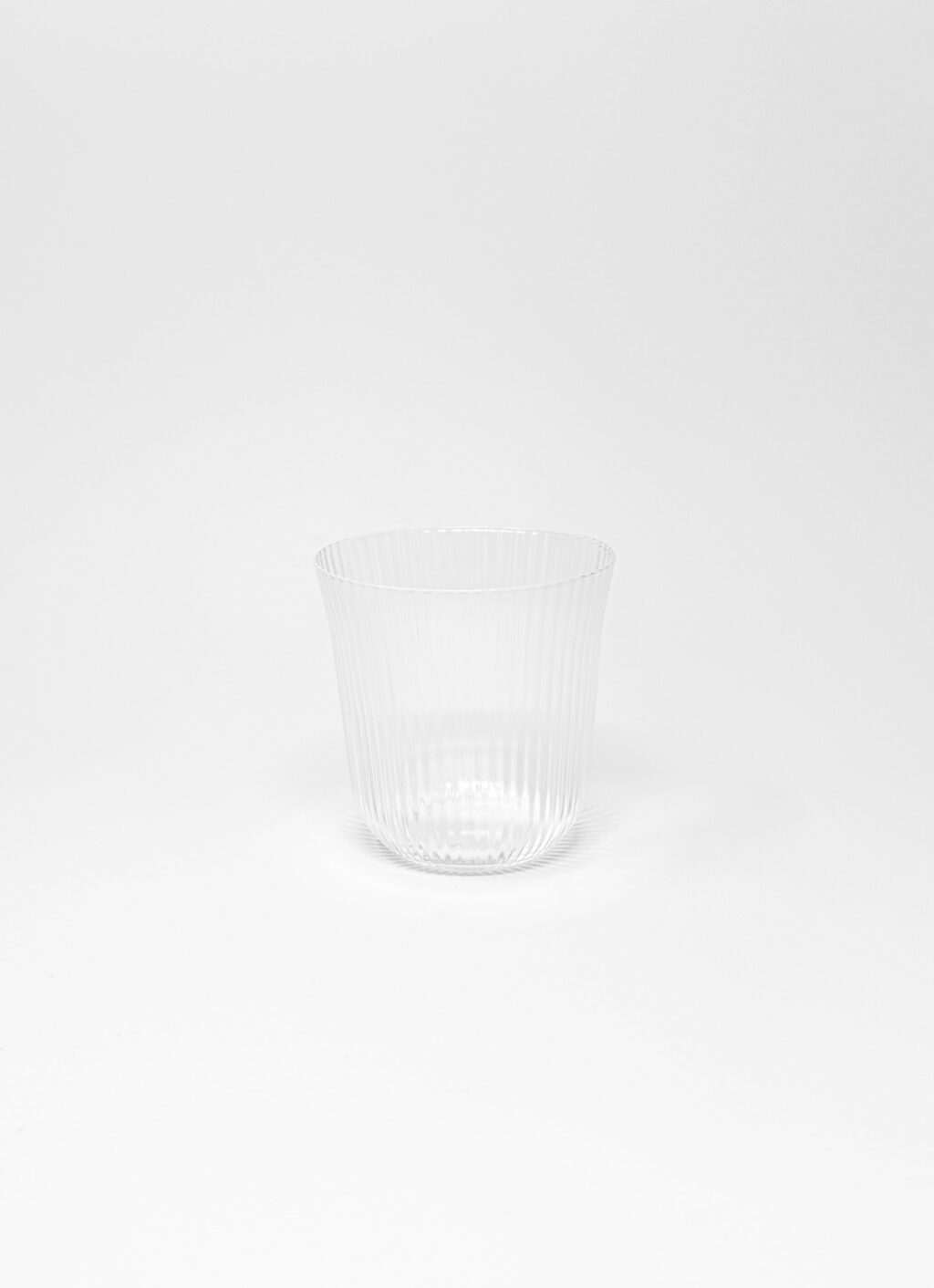 Serax - Sergio Herman - Inku Glassware - Transparent ribbed glass - Tumbler