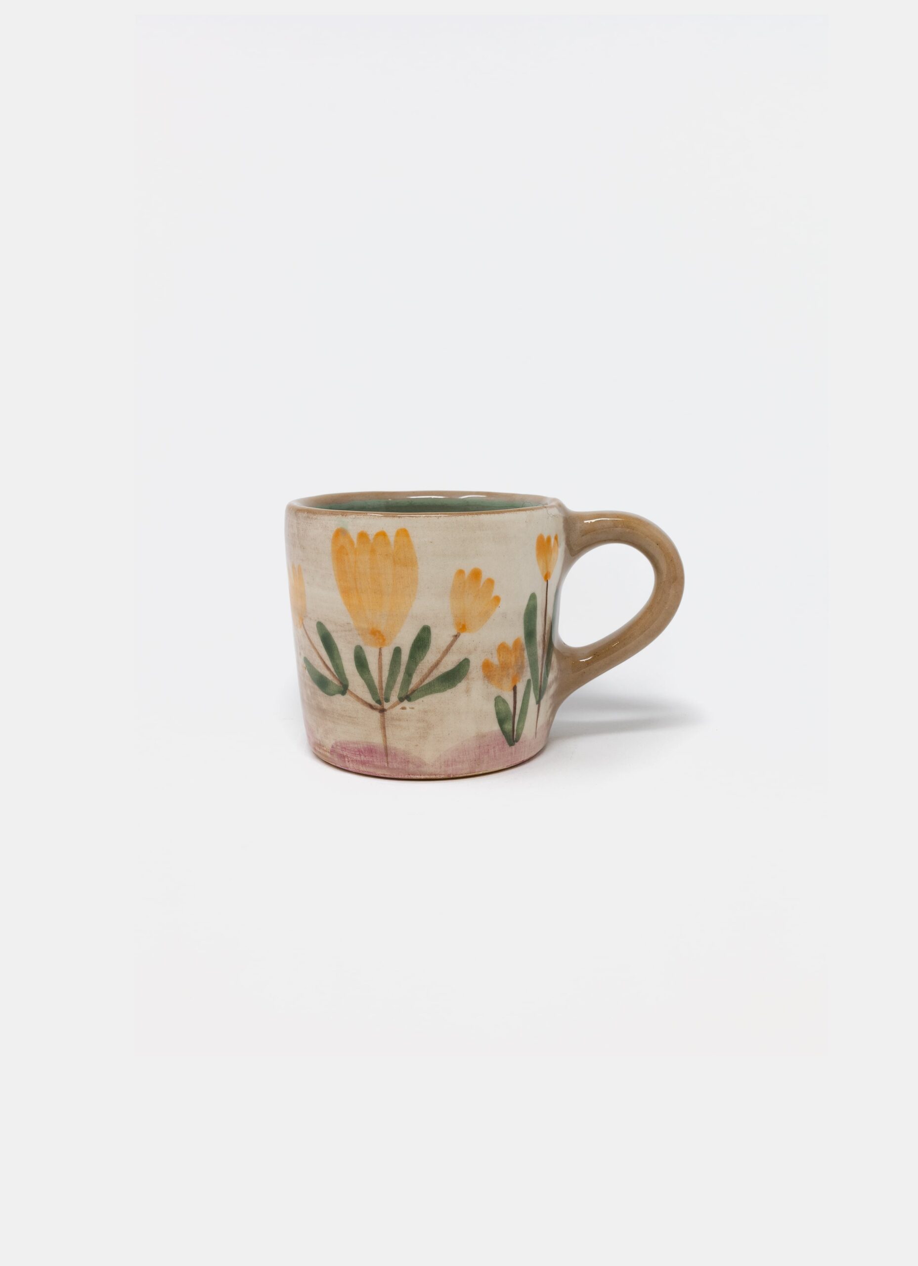 Ori Ceramic - Hand built - Hand painted - Stoneware - Cup with handle - Motive 2