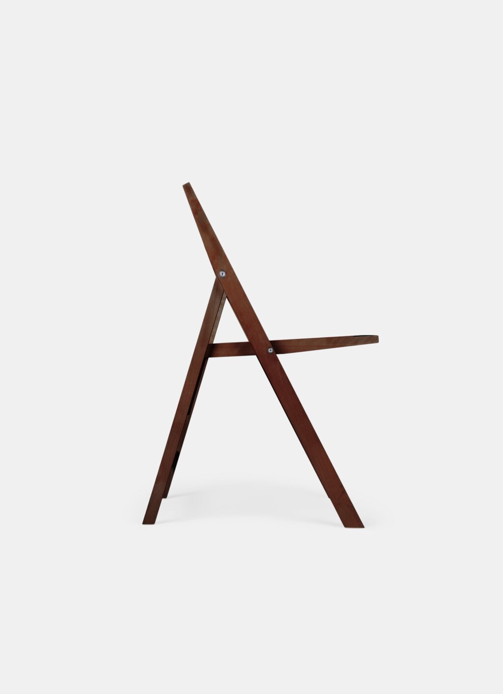 Frama - Flat Folding Chair - Dark Brown Birch