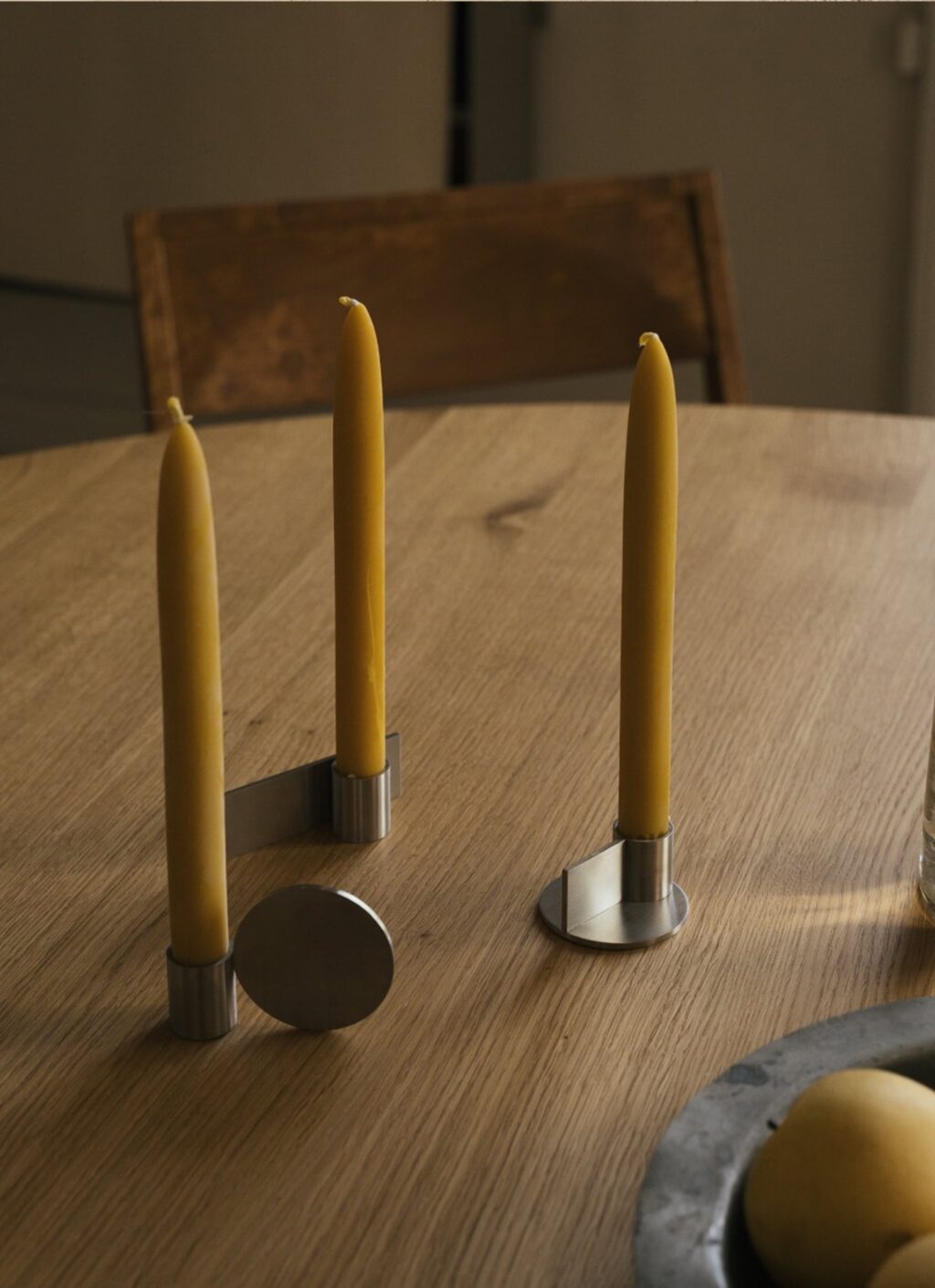 Frama - Fundament Candle Holders - Set of 3 - Stainless Steel