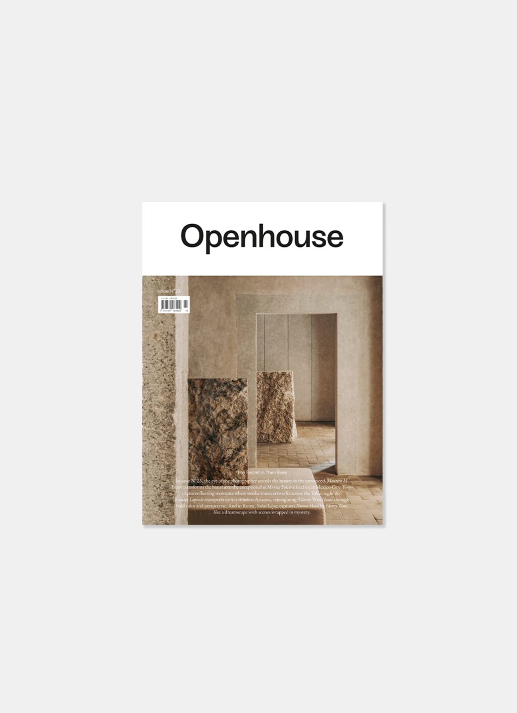 Openhouse Magazine - Issue 23 - The Secret in Their Eyes