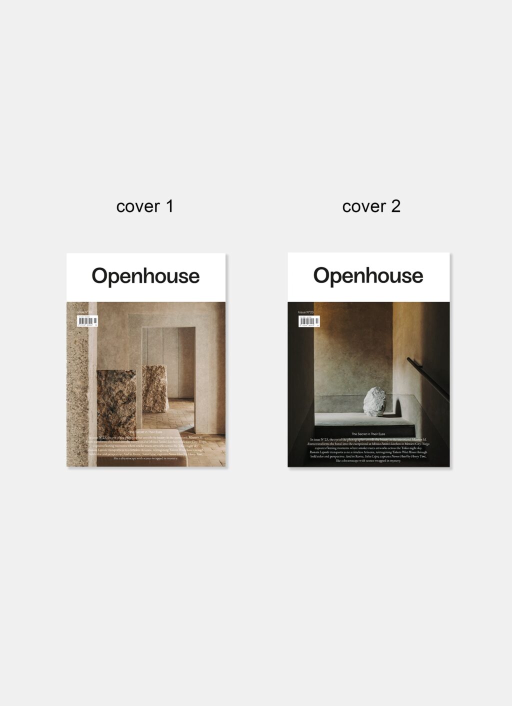Openhouse Magazine - Issue 23 - The Secret in Their Eyes