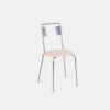Frama - Petit Rond Chair - Stainless Steel - Leather Seat