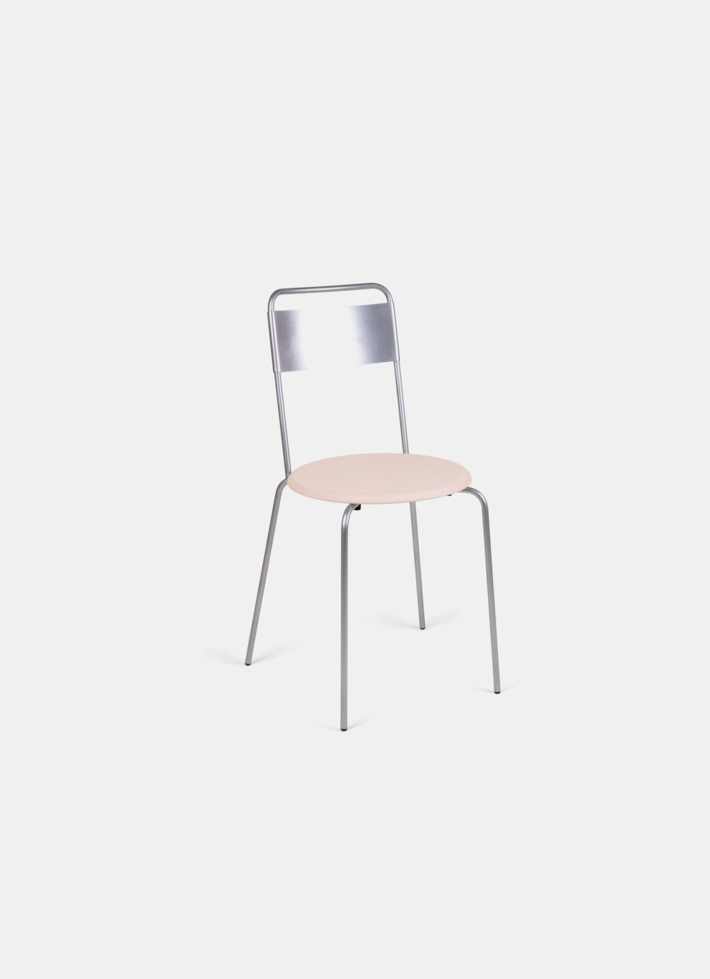Frama - Petit Rond Chair - Stainless Steel - Leather Seat