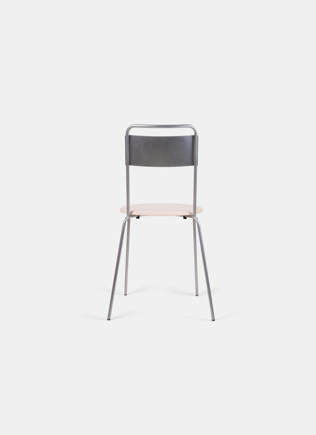 Frama - Petit Rond Chair - Stainless Steel - Leather Seat
