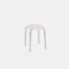 Frama - Petit Rond Stool - Stainless Steel - Leather Seat