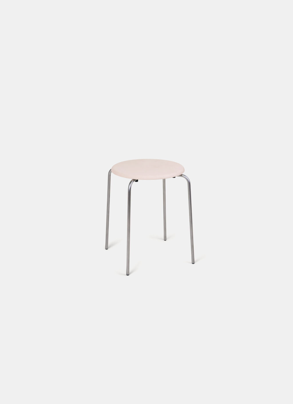 Frama - Petit Rond Stool - Stainless Steel - Leather Seat