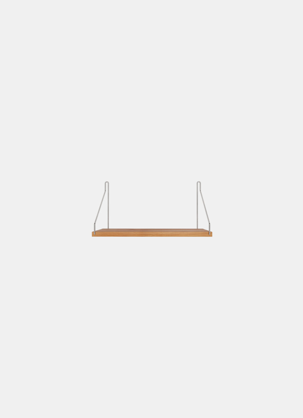 Frama - Single Shelf - Natural oak - Stainless Steel - D20 W40