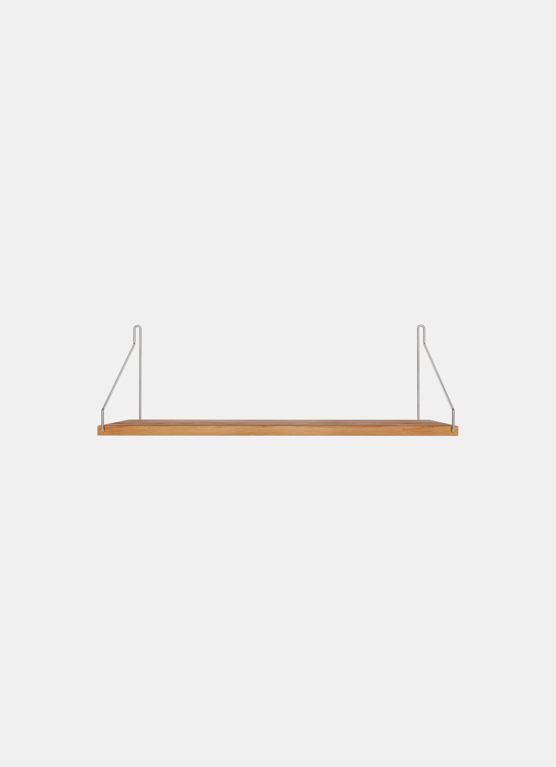Frama - Single Shelf - Natural oak - Stainless Steel - D20 W60