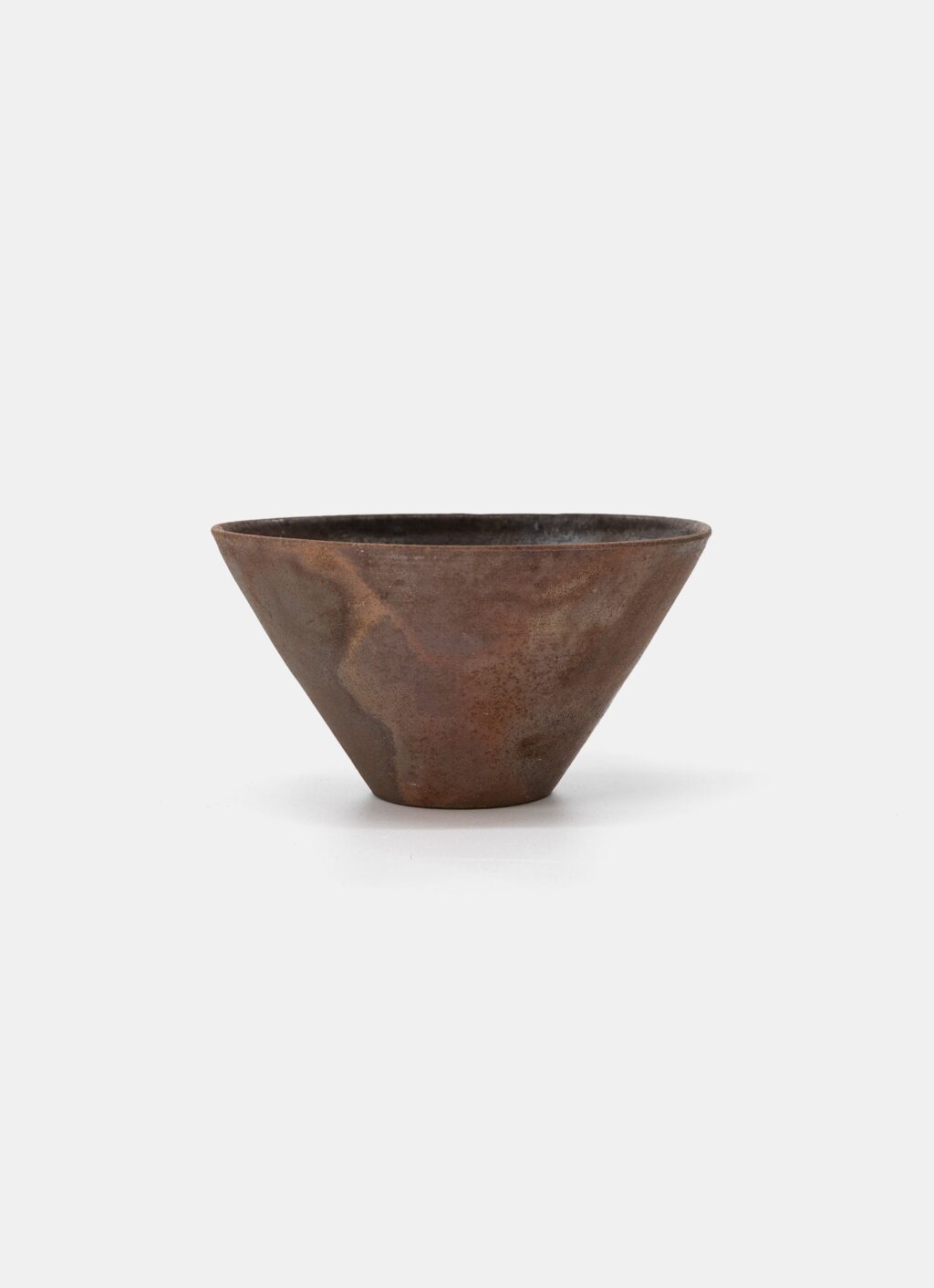 Bonni Bonne - Dark Brown Stoneware Bowl - V - Shape