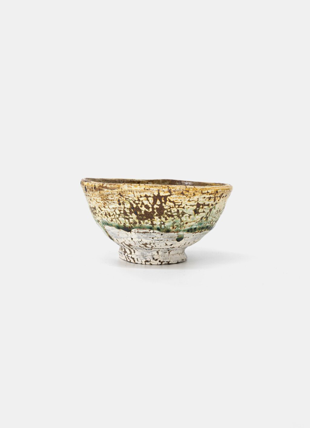 Matthias Kaiser - Cracked Slip Oribe Chawan