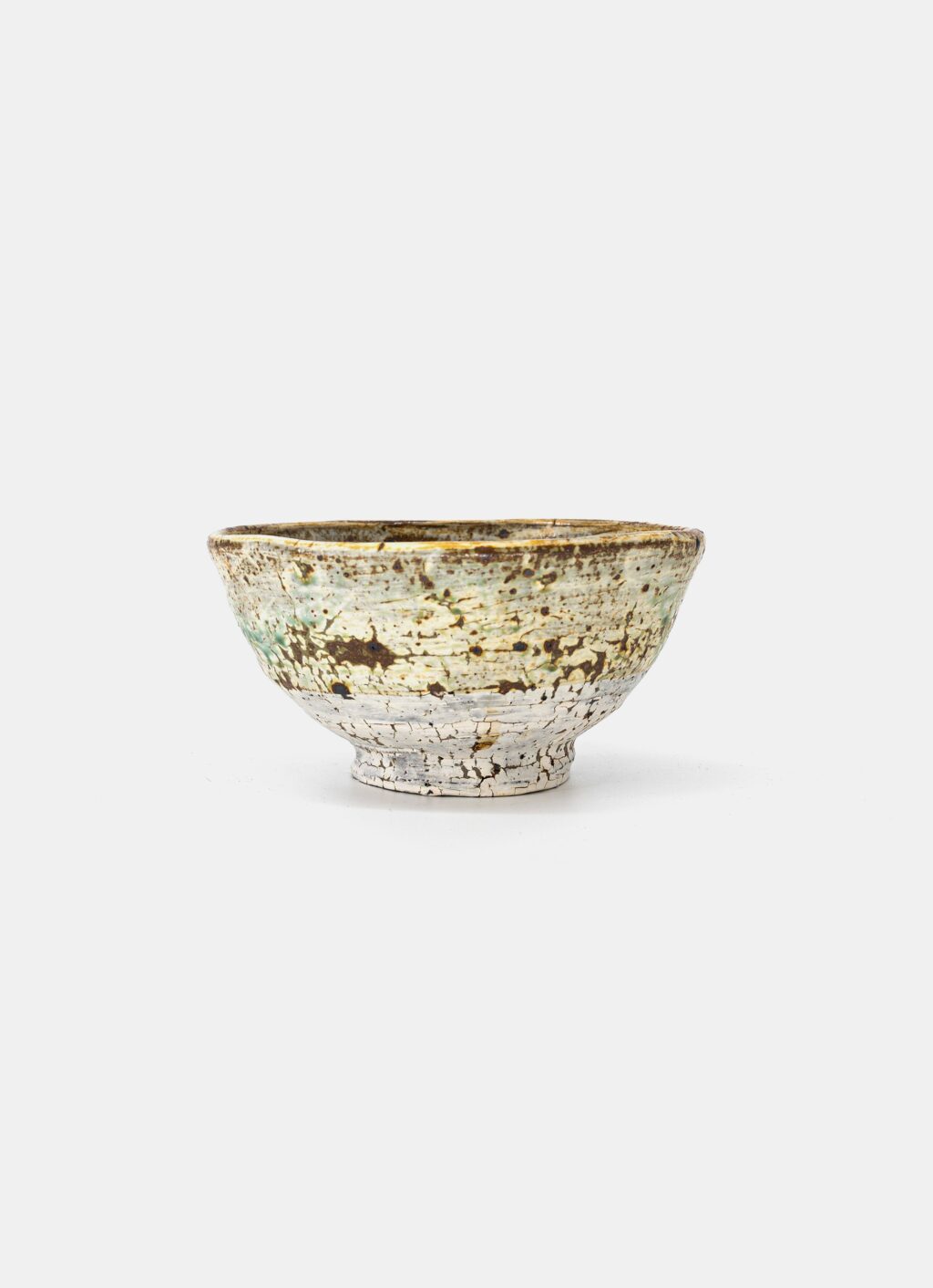 Matthias Kaiser - Cracked Slip Oribe Chawan