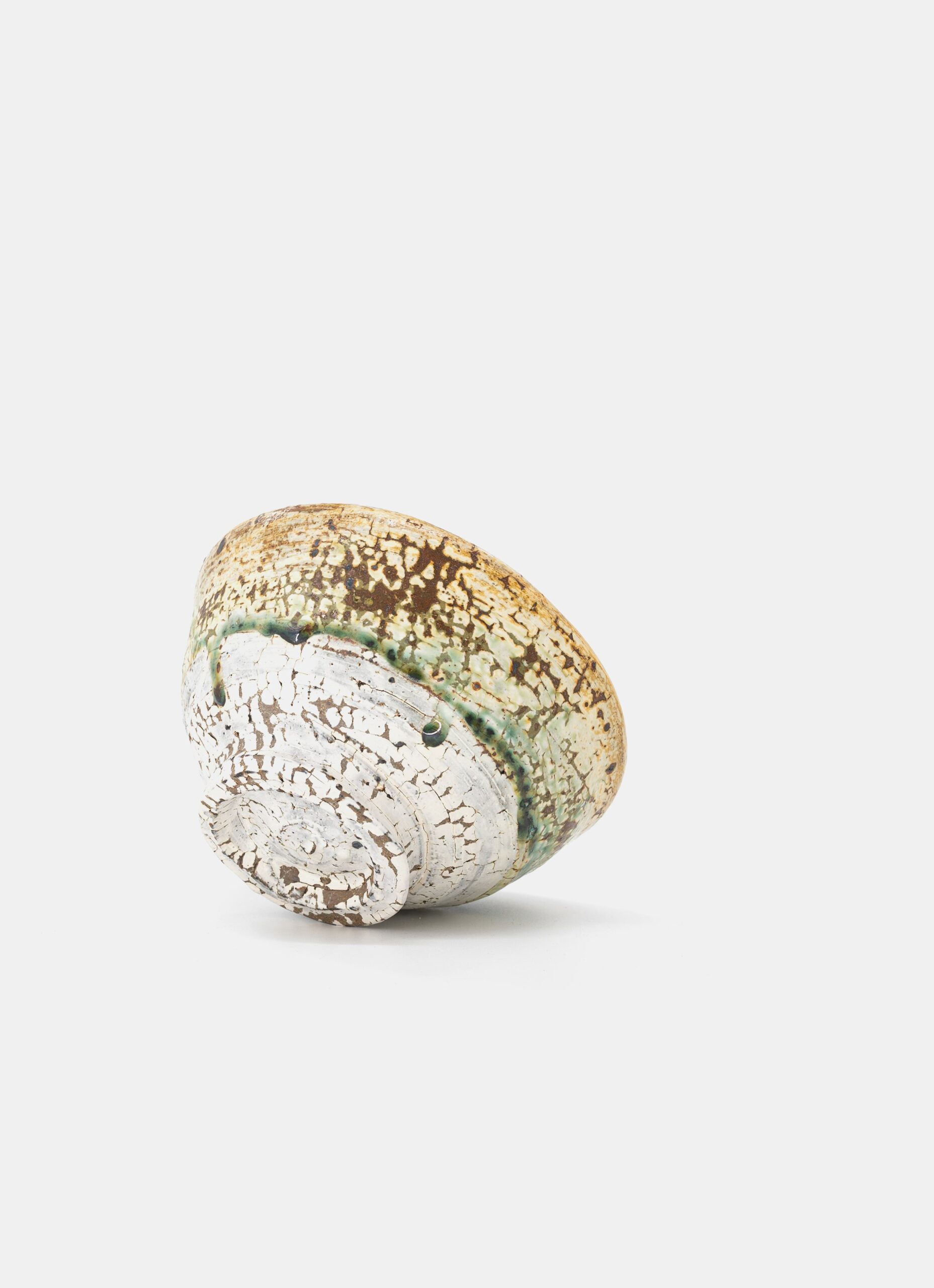 Matthias Kaiser - Cracked Slip Oribe Chawan