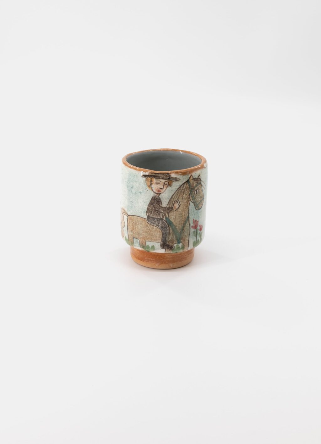 Ori Ceramic - Hand built - Hand painted - Stoneware Cup - A