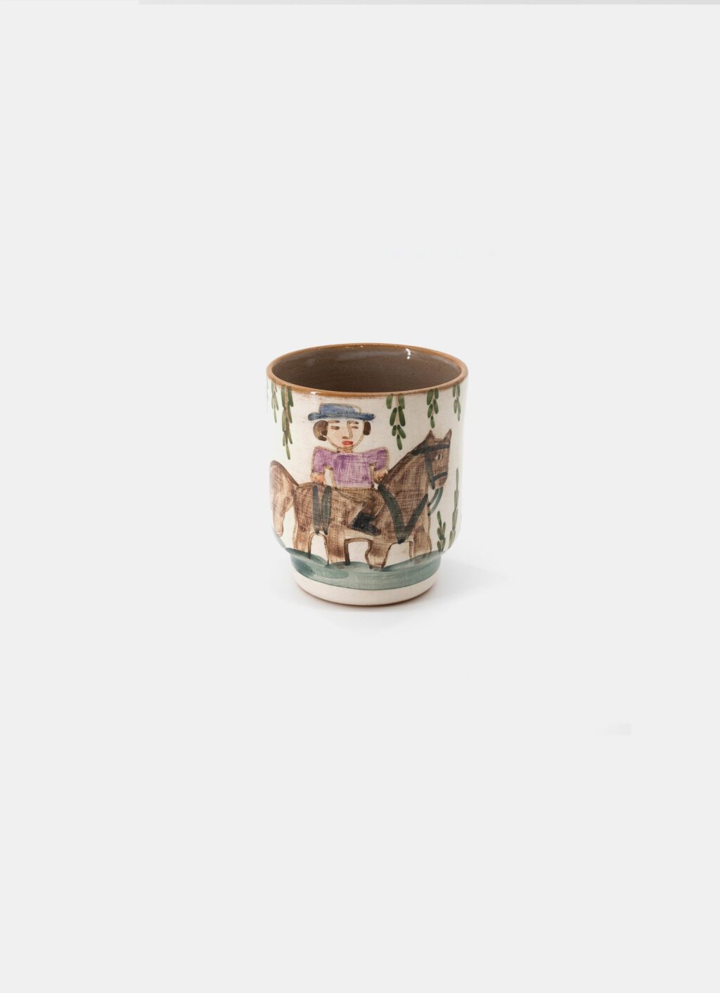 Ori Ceramic - Hand built - Hand painted - Stoneware Cup - B