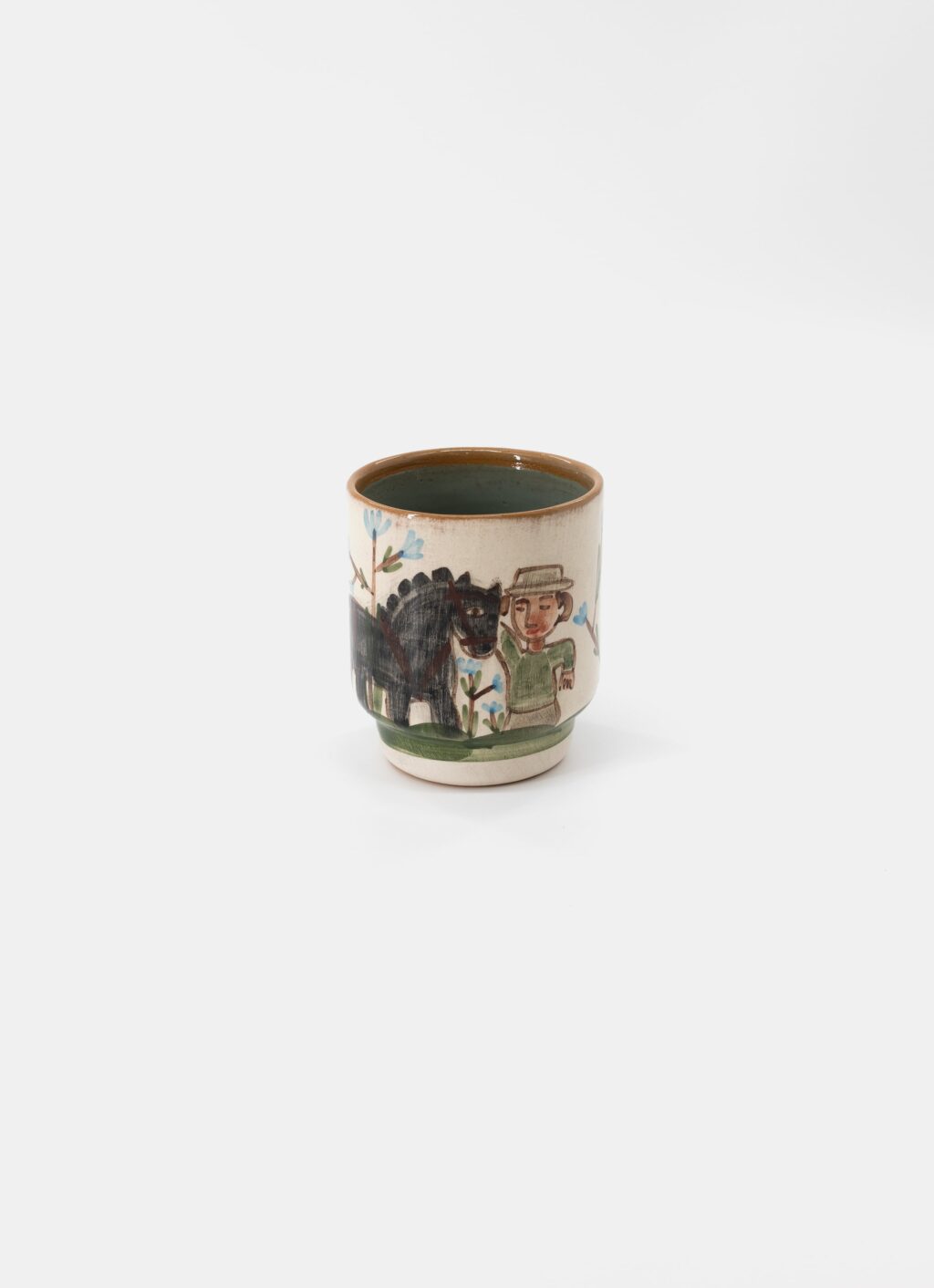 Ori Ceramic - Hand built - Hand painted - Stoneware Cup - C