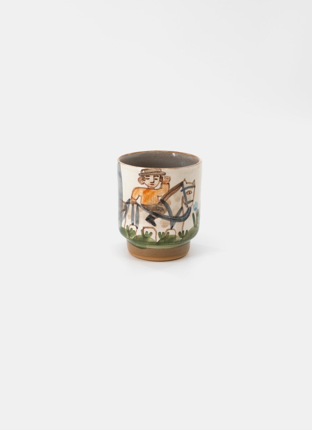 Ori Ceramic - Hand built - Hand painted - Stoneware Cup - D