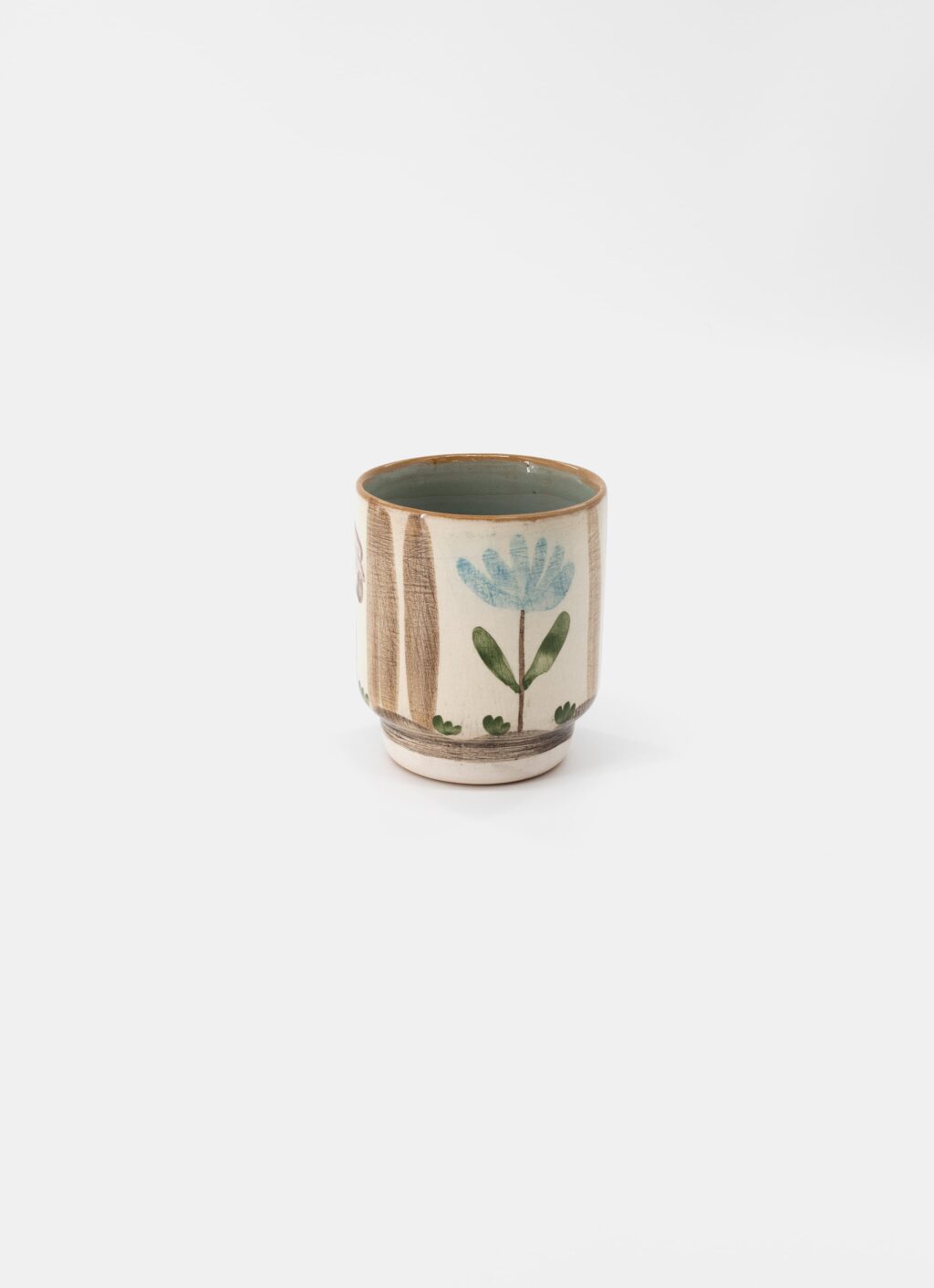 Ori Ceramic - Hand built - Hand painted - Stoneware Cup - E