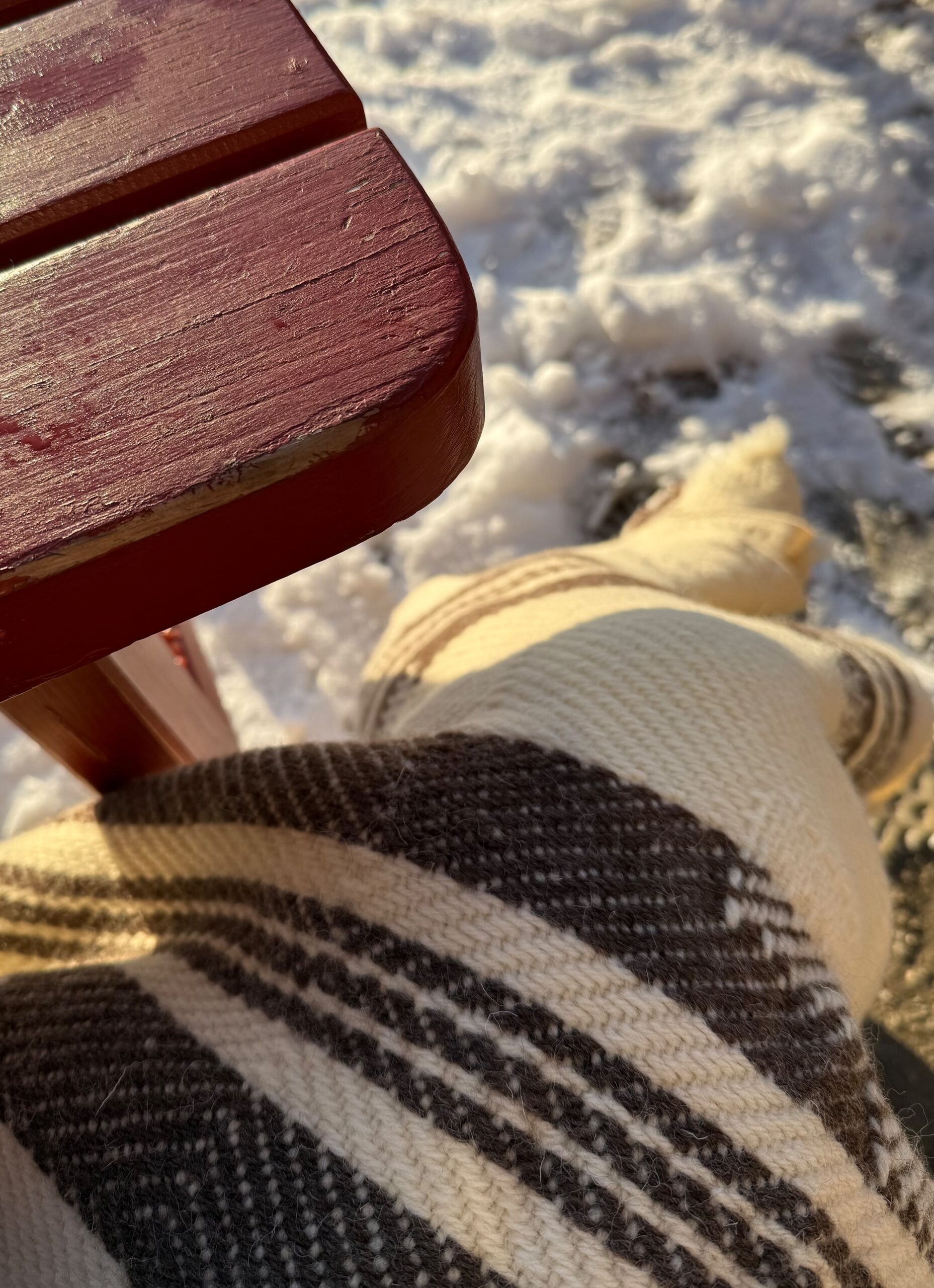 Rodopska Takan - Bulgarian Shevitza Wool Blanket - Natural