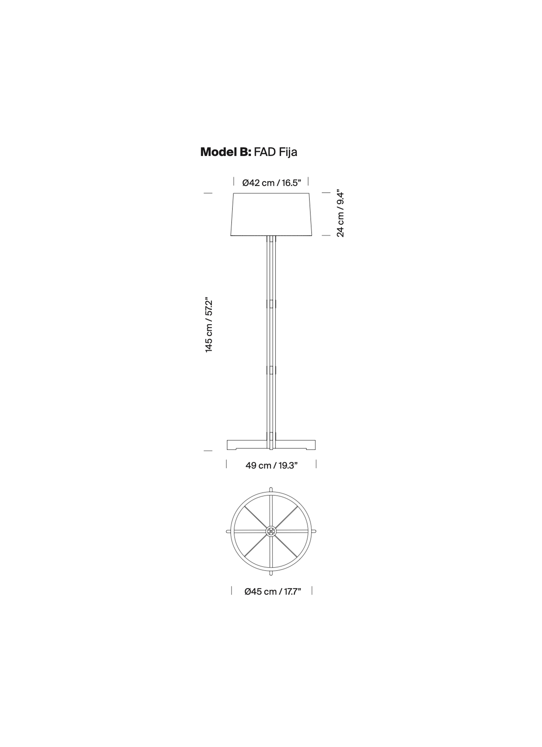 Santa & Cole - FAD - Miguel Milá - 1974 - Floor lamp