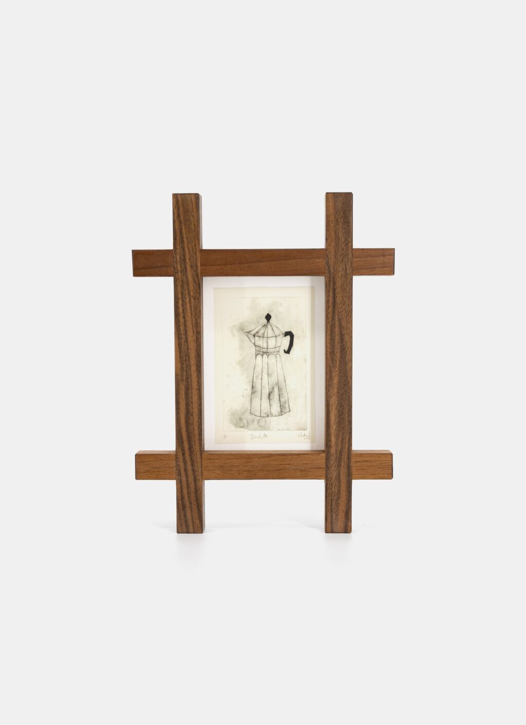 Volta - Handmade Walnut Frame & Eska Marsh - Set of 18 Postcards