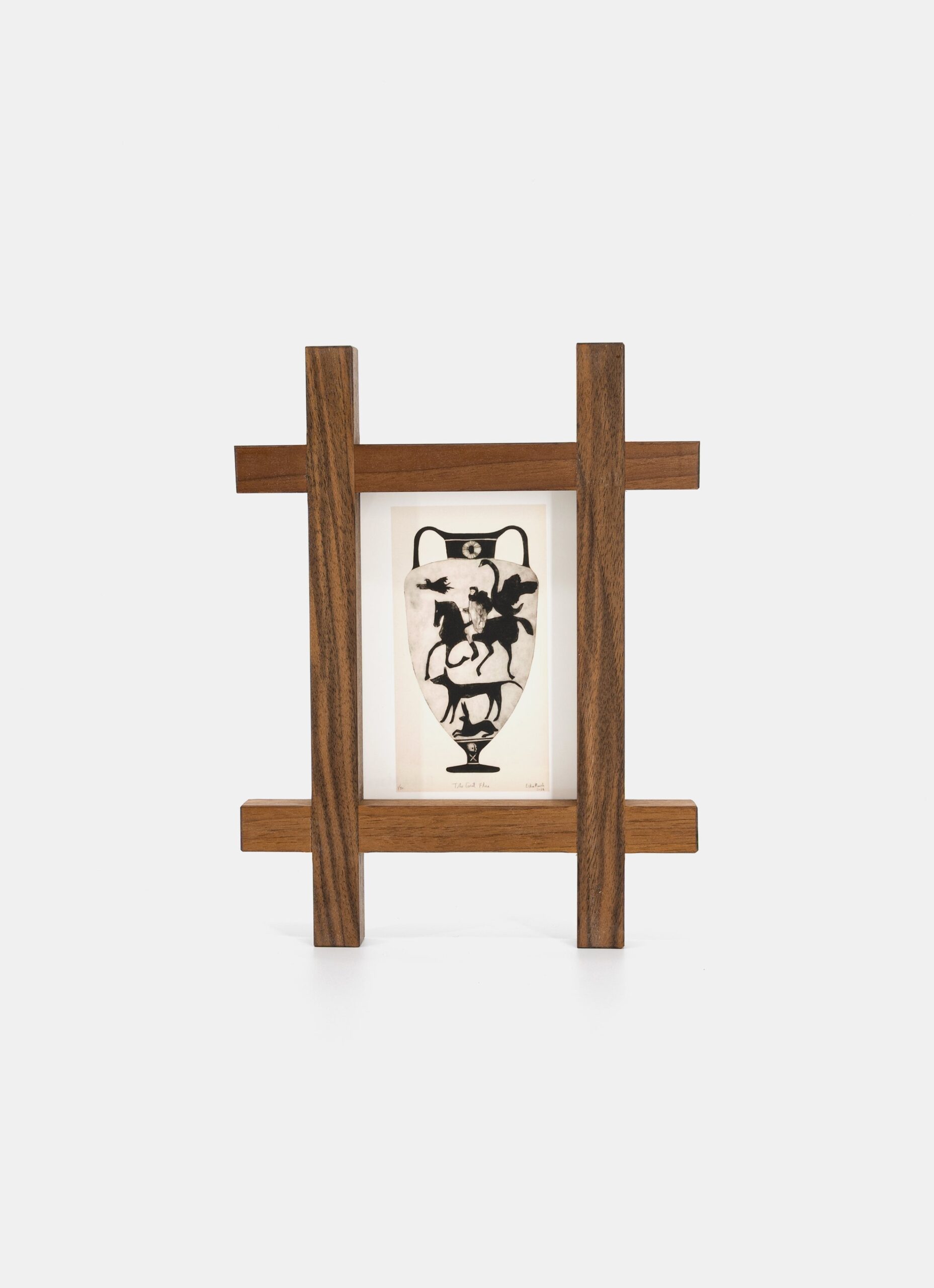 Volta - Handmade Walnut Frame & Eska Marsh - Set of 18 Postcards