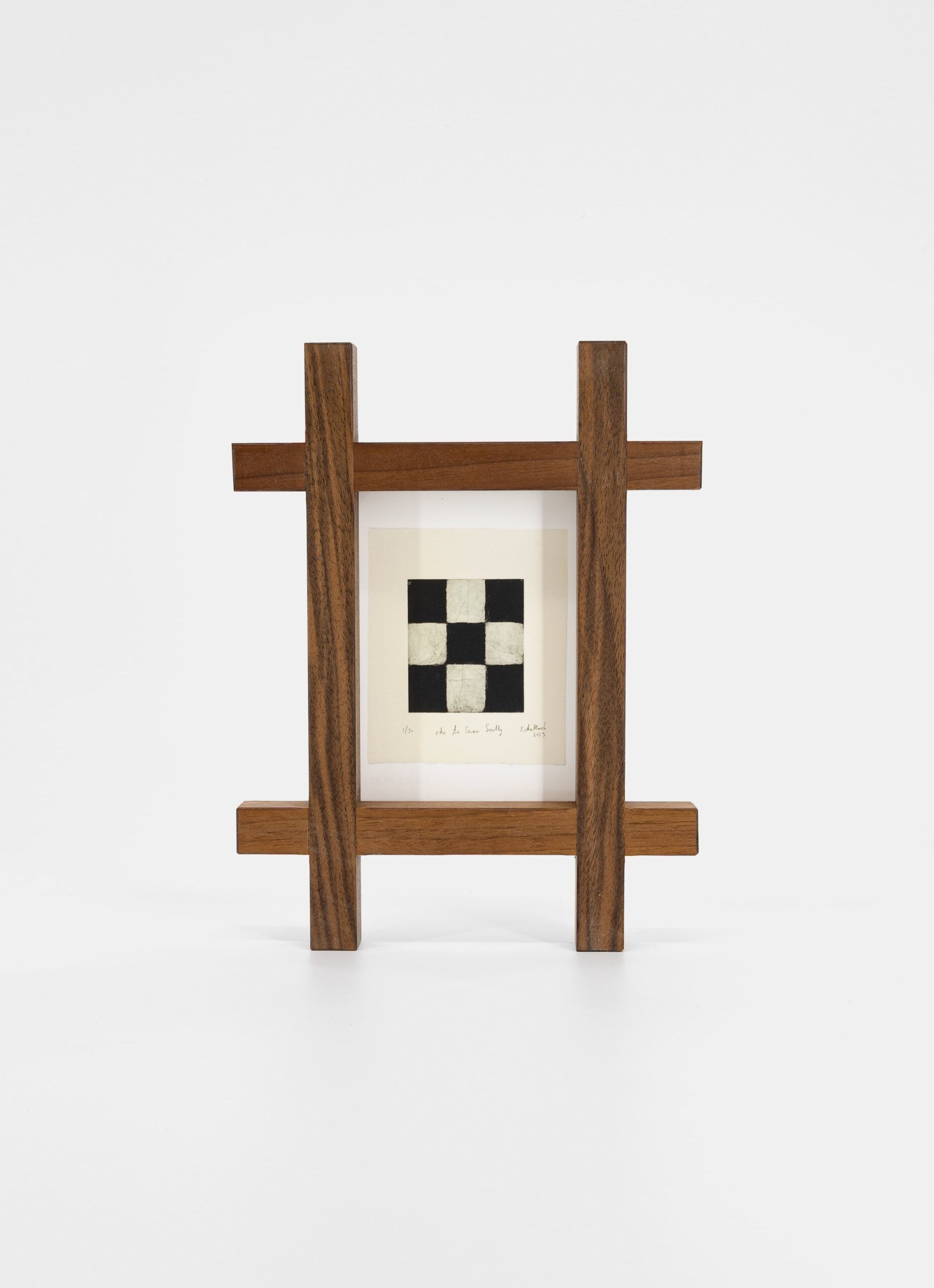 Volta - Handmade Walnut Frame & Eska Marsh - Set of 18 Postcards