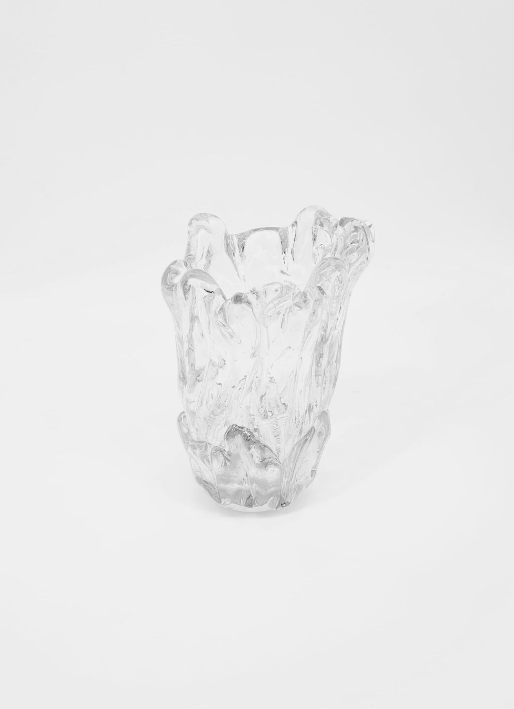 Fólk Reykjavik - Handblown Glass Vase - Lava - small