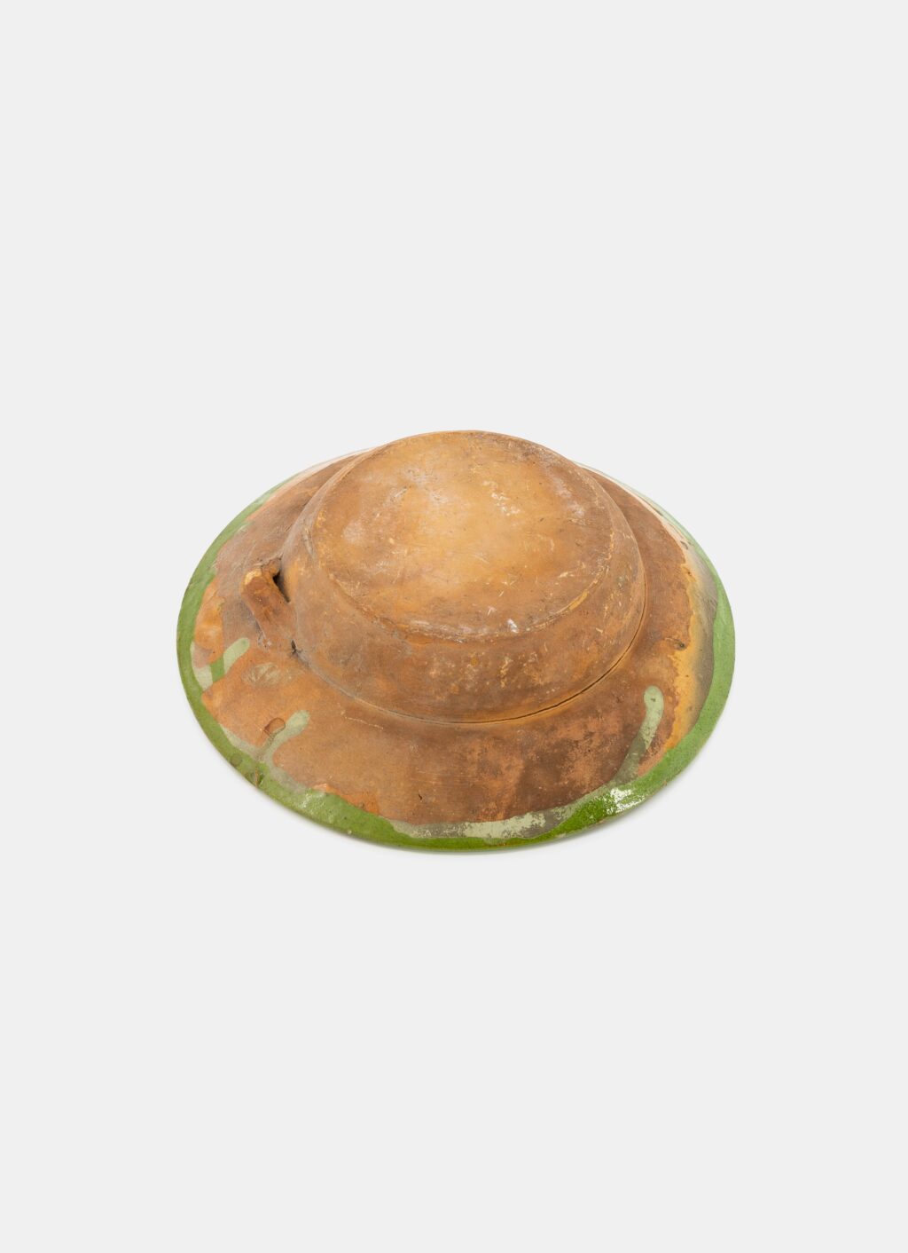 Horezu - Handmade Romanian Stoneware - Wall Plate - Green