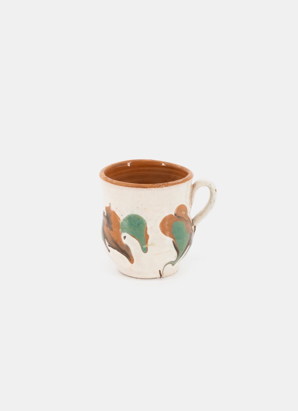 Horezu - Handmade Romanian Stoneware - Cup with Handle
