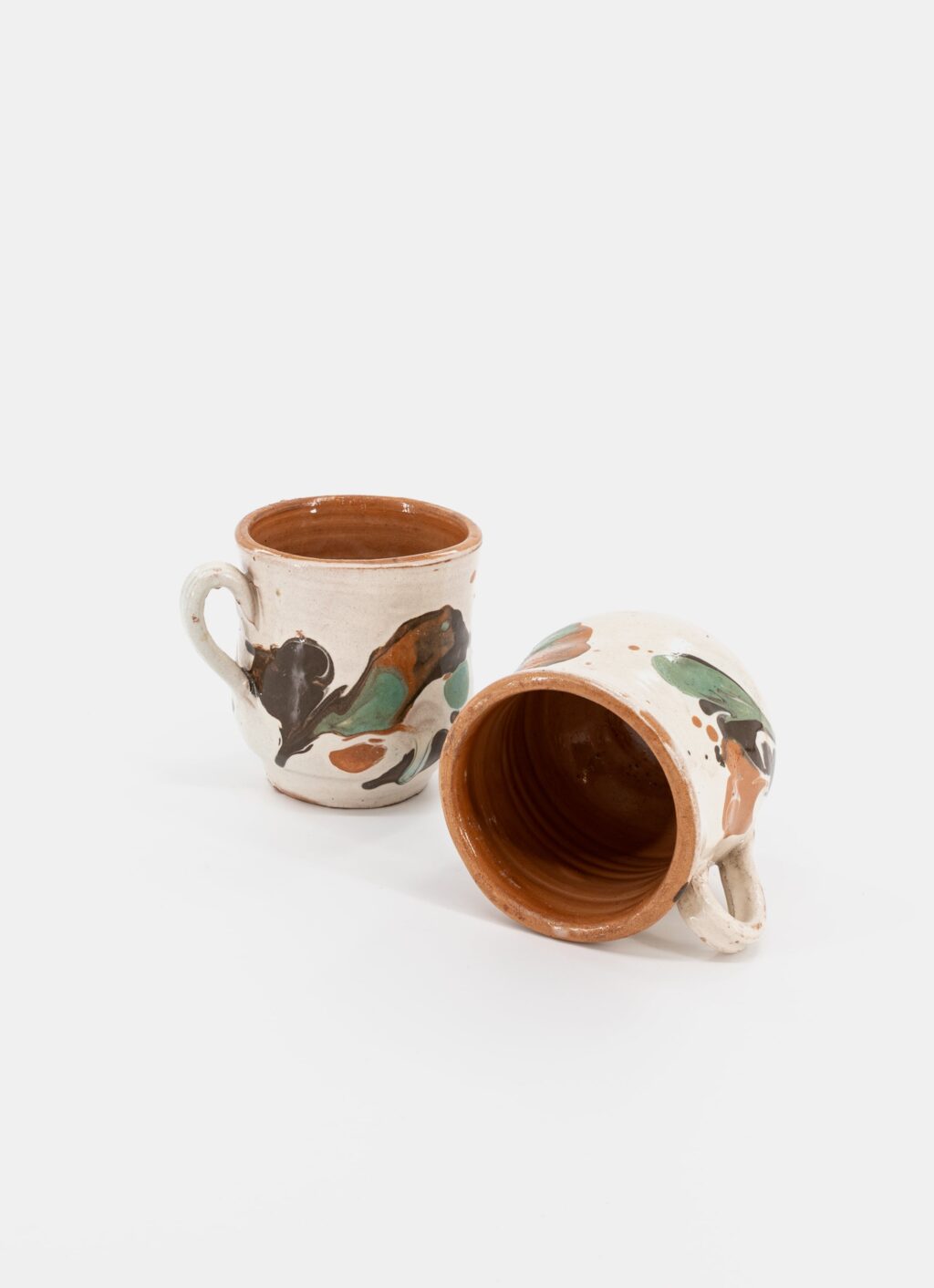 Horezu - Handmade Romanian Stoneware - Cup with Handle