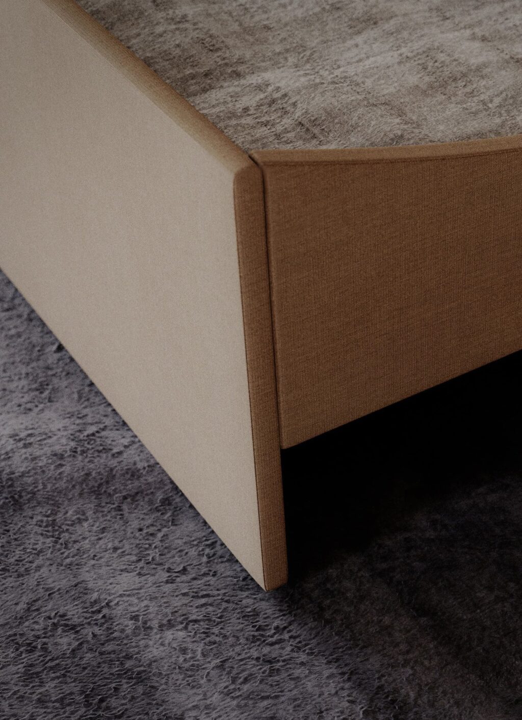 RYE - Curved Bed Frame