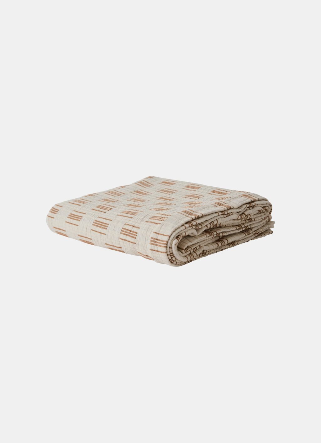 TMM - Stonewashed cotton throw - off white