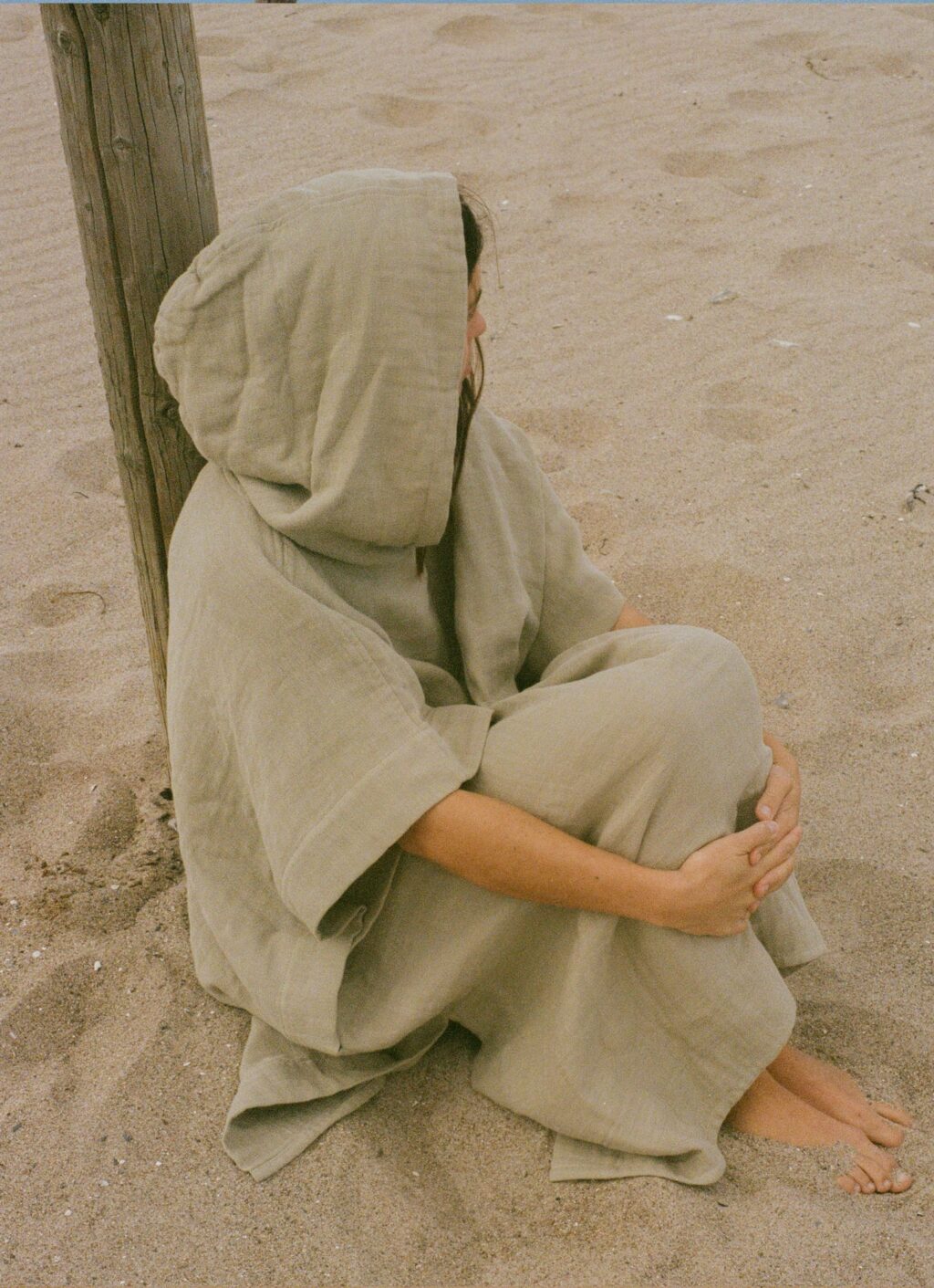 Frama - Light Towel - Sage Green - Poncho
