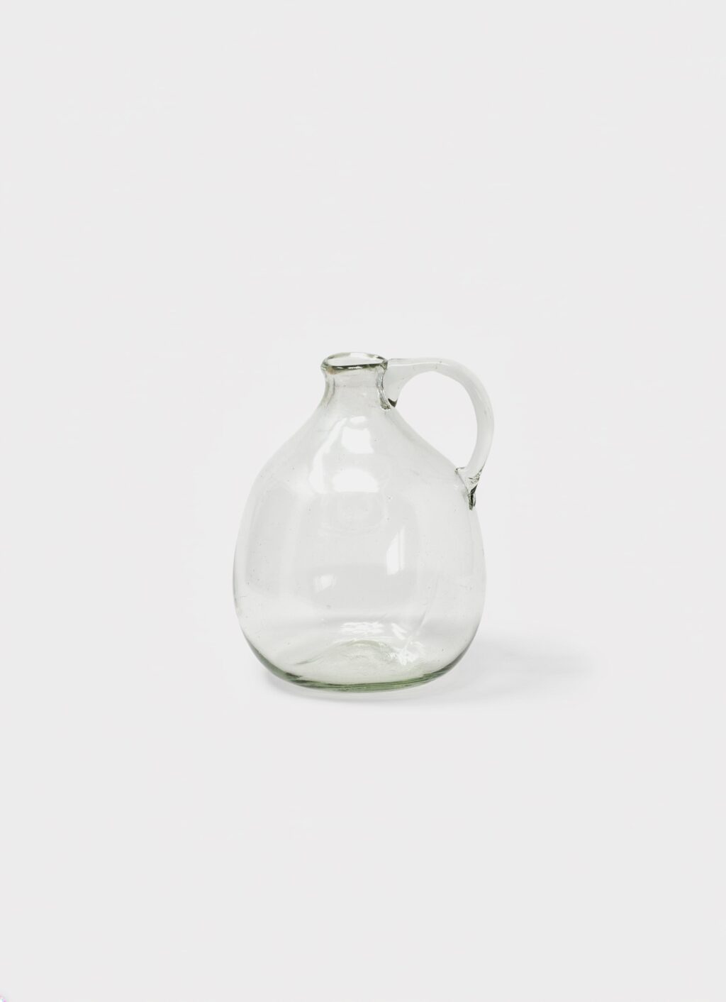 La Soufflerie - Hand-blown recycled glass - Jug - Roi - Transparent