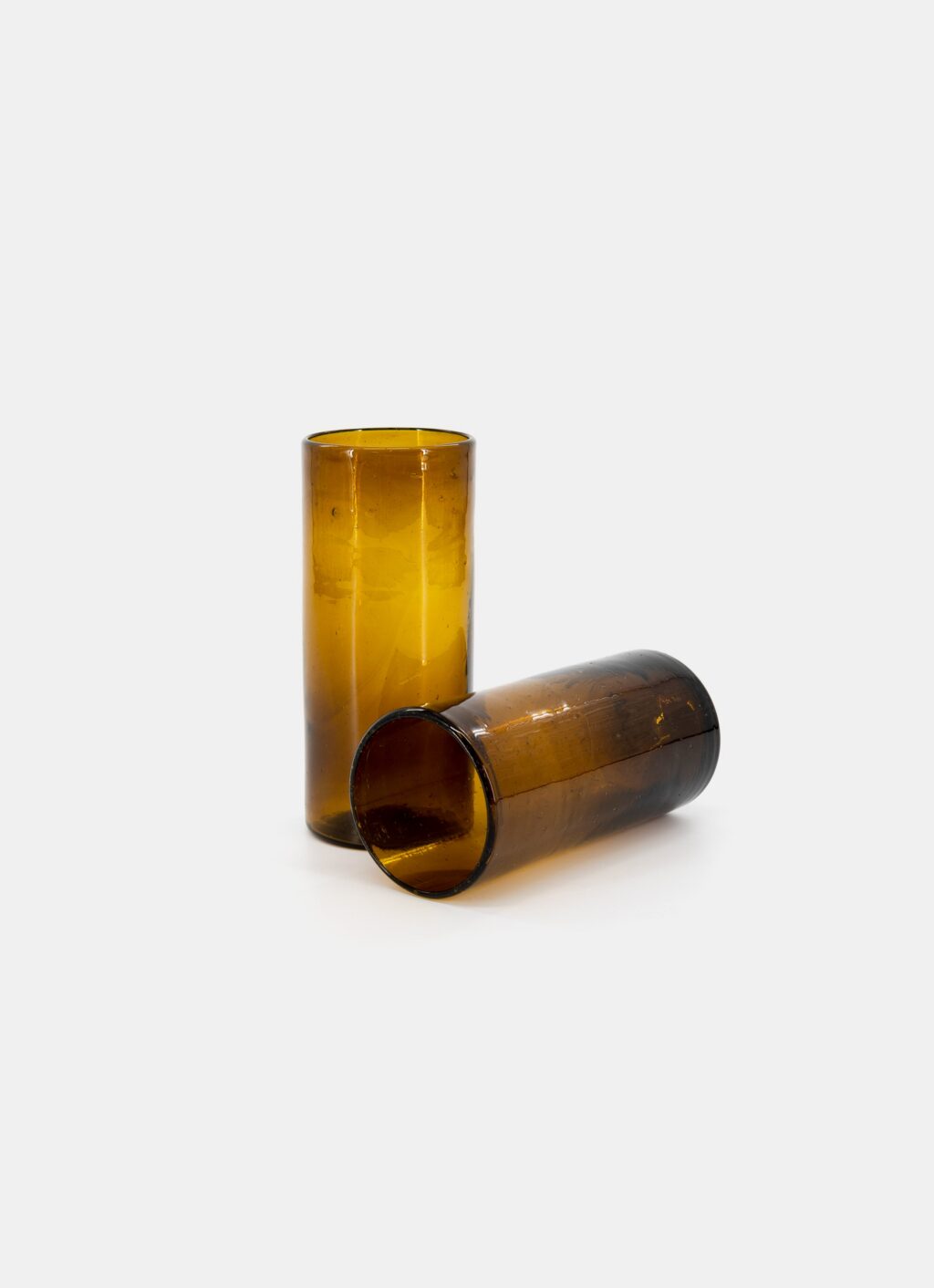 La Soufflerie - Hand-blown recycled glass - Ice Tea - Dark Brown